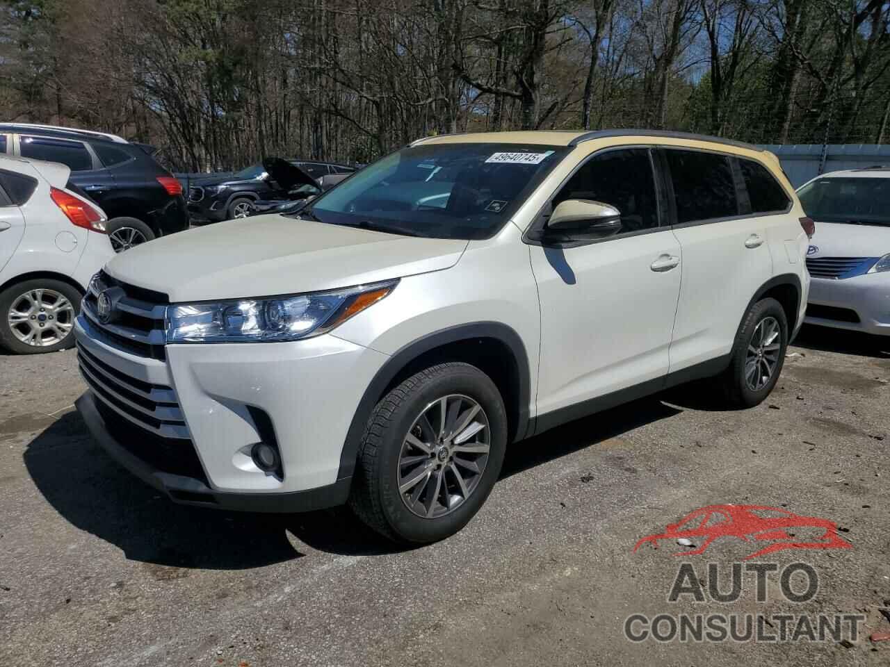 TOYOTA HIGHLANDER 2019 - 5TDKZRFHXKS556333