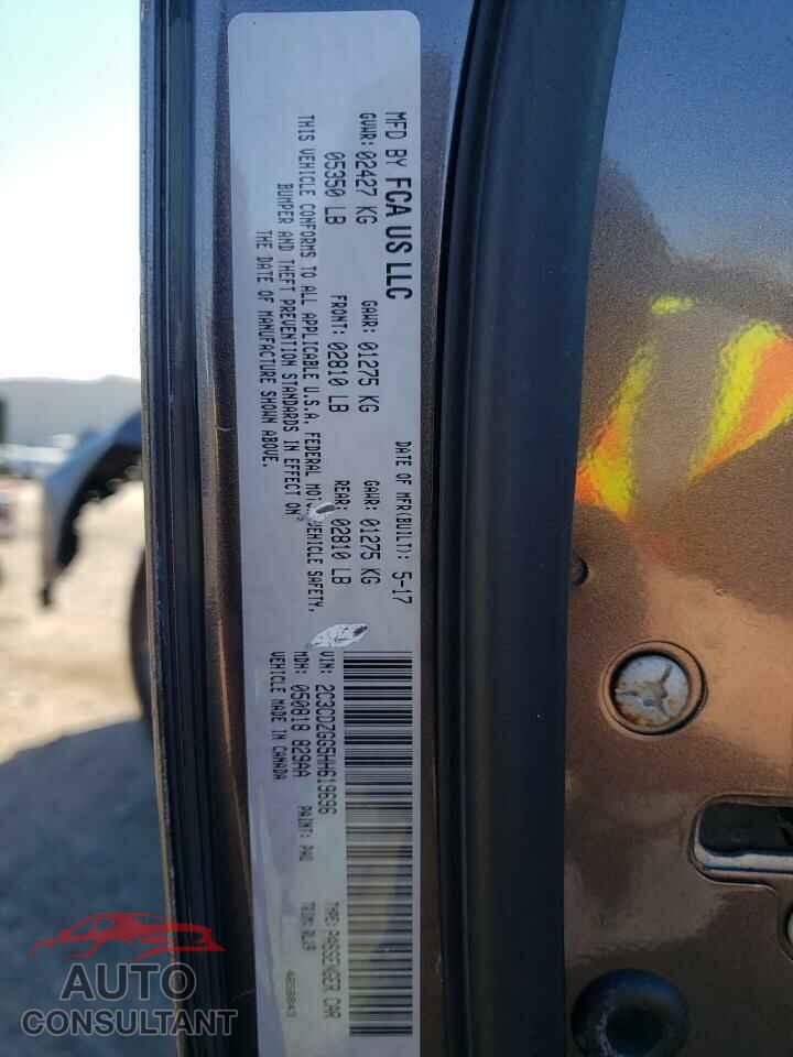 DODGE CHALLENGER 2017 - 2C3CDZGG5HH619696