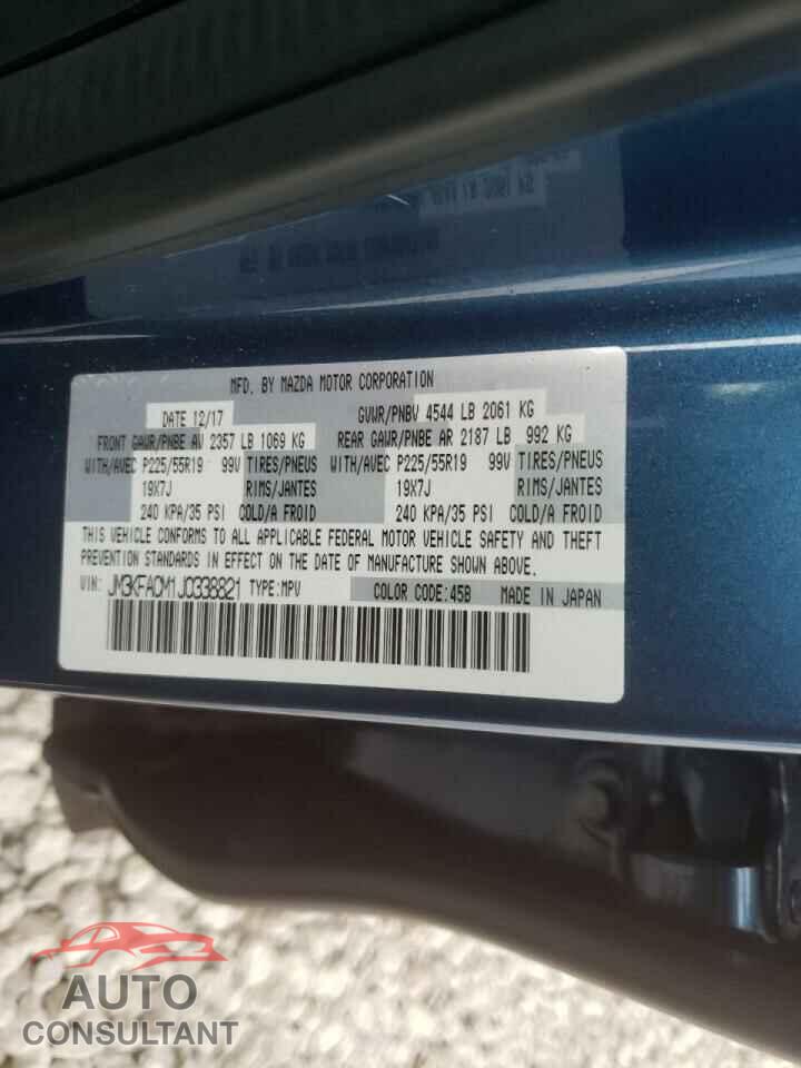 MAZDA CX-5 2018 - JM3KFACM1J0338821