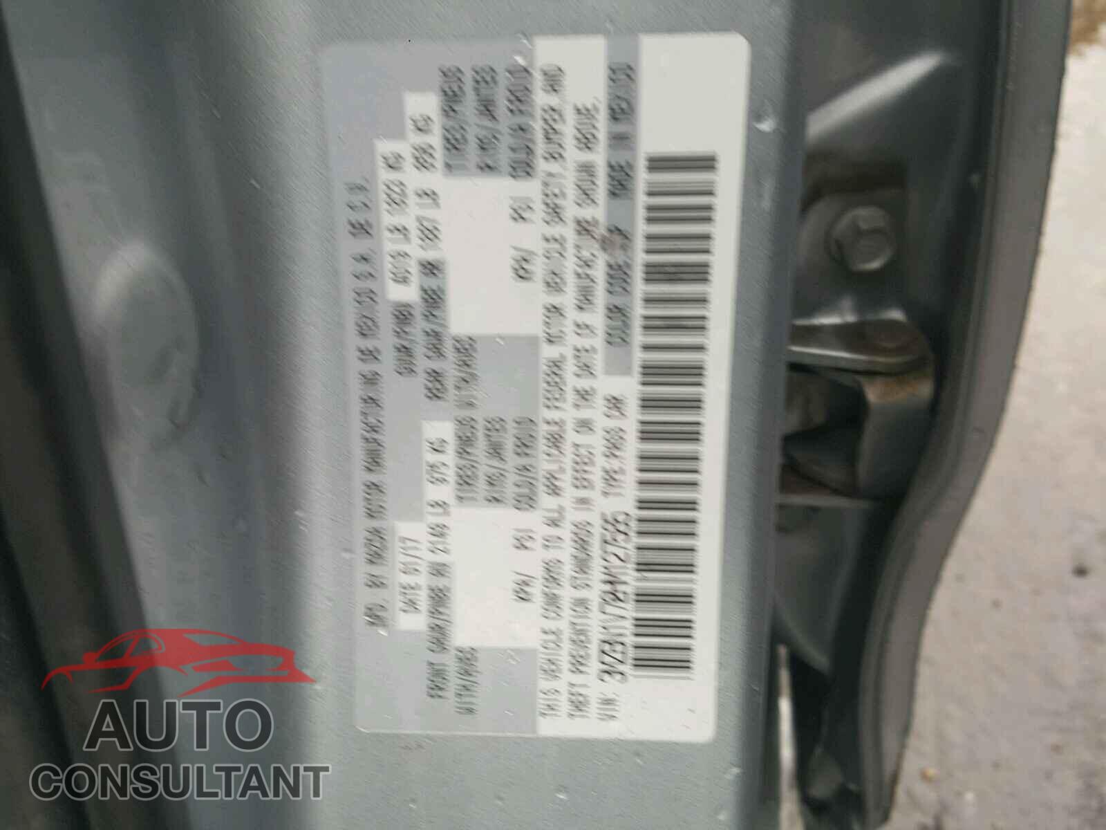 MAZDA 3 2017 - 3MZBN1V72HM127585