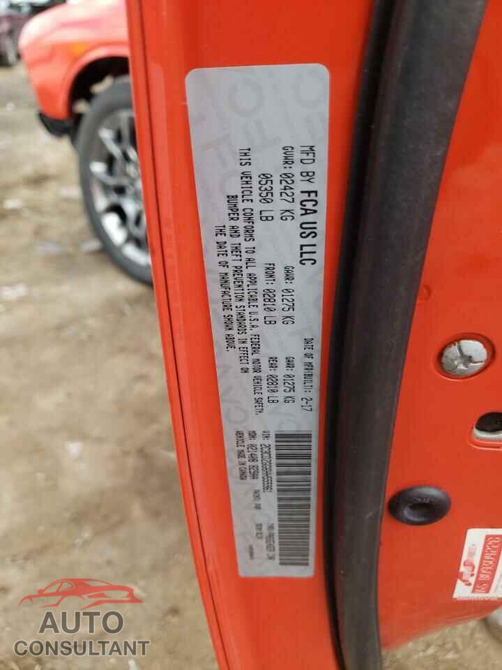 DODGE CHALLENGER 2017 - 2C3CDZGG6HH555961