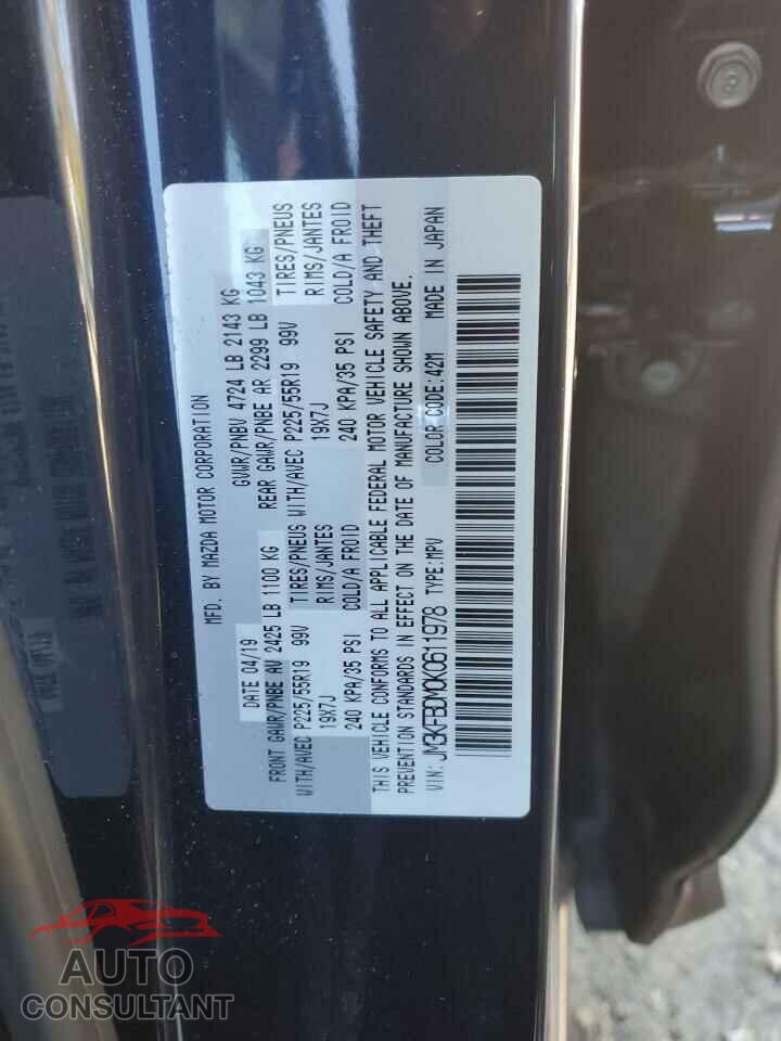 MAZDA CX-5 2019 - JM3KFBDM0K0611978
