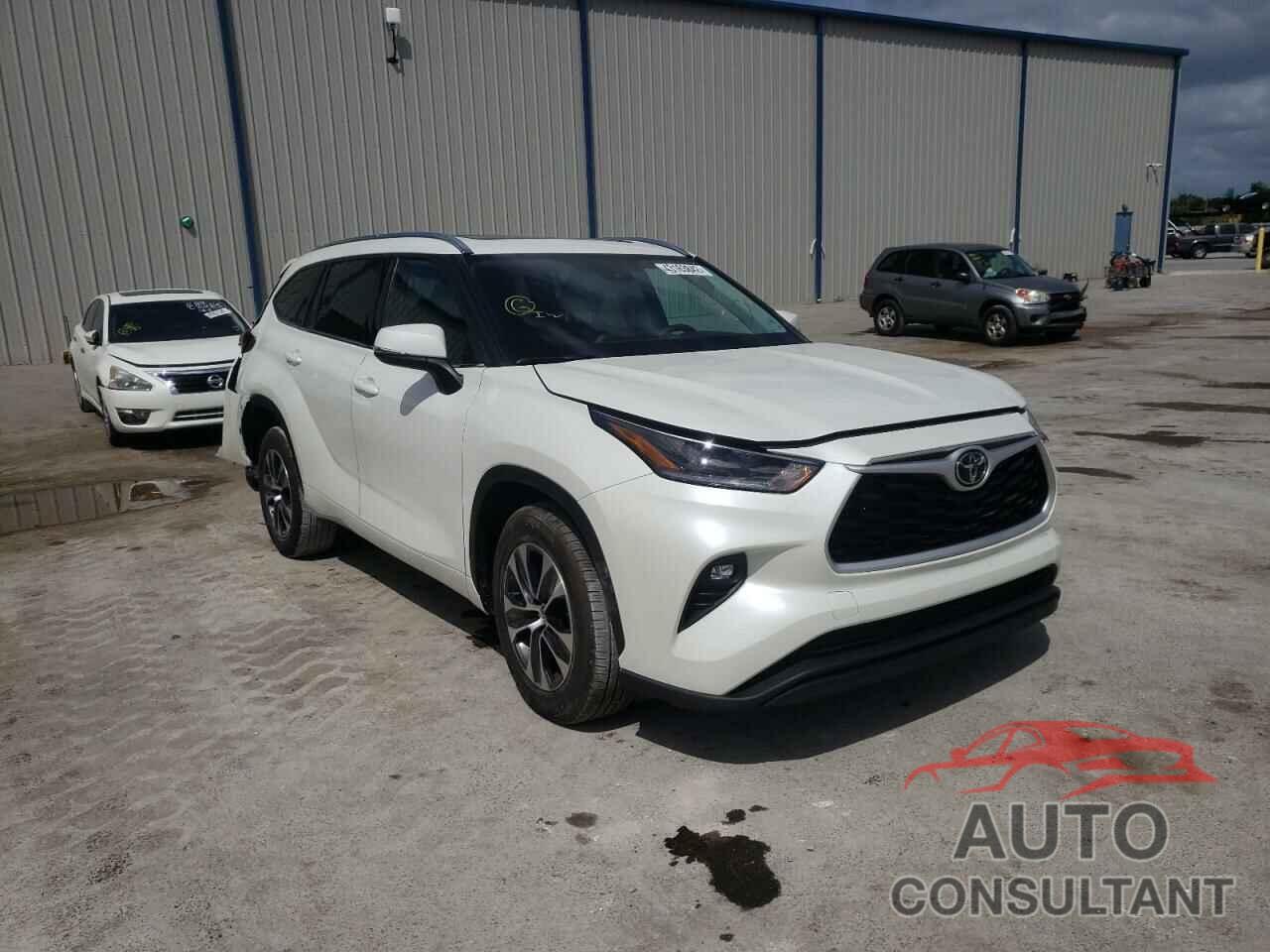TOYOTA HIGHLANDER 2021 - 5TDGZRAH2MS534004