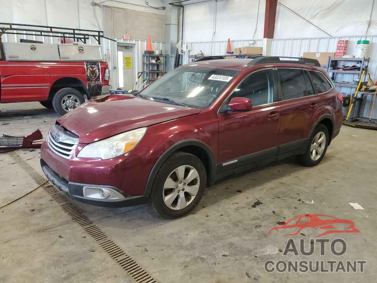 SUBARU OUTBACK 2012 - 4S4BRCCC3C3204604