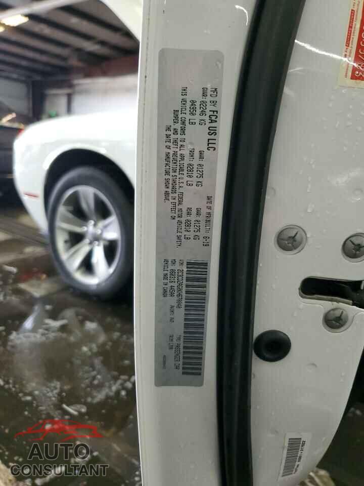 DODGE CHALLENGER 2019 - 2C3CDZAG0KH670040