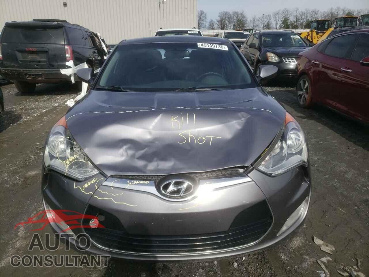 HYUNDAI VELOSTER 2012 - KMHTC6AD9CU079220