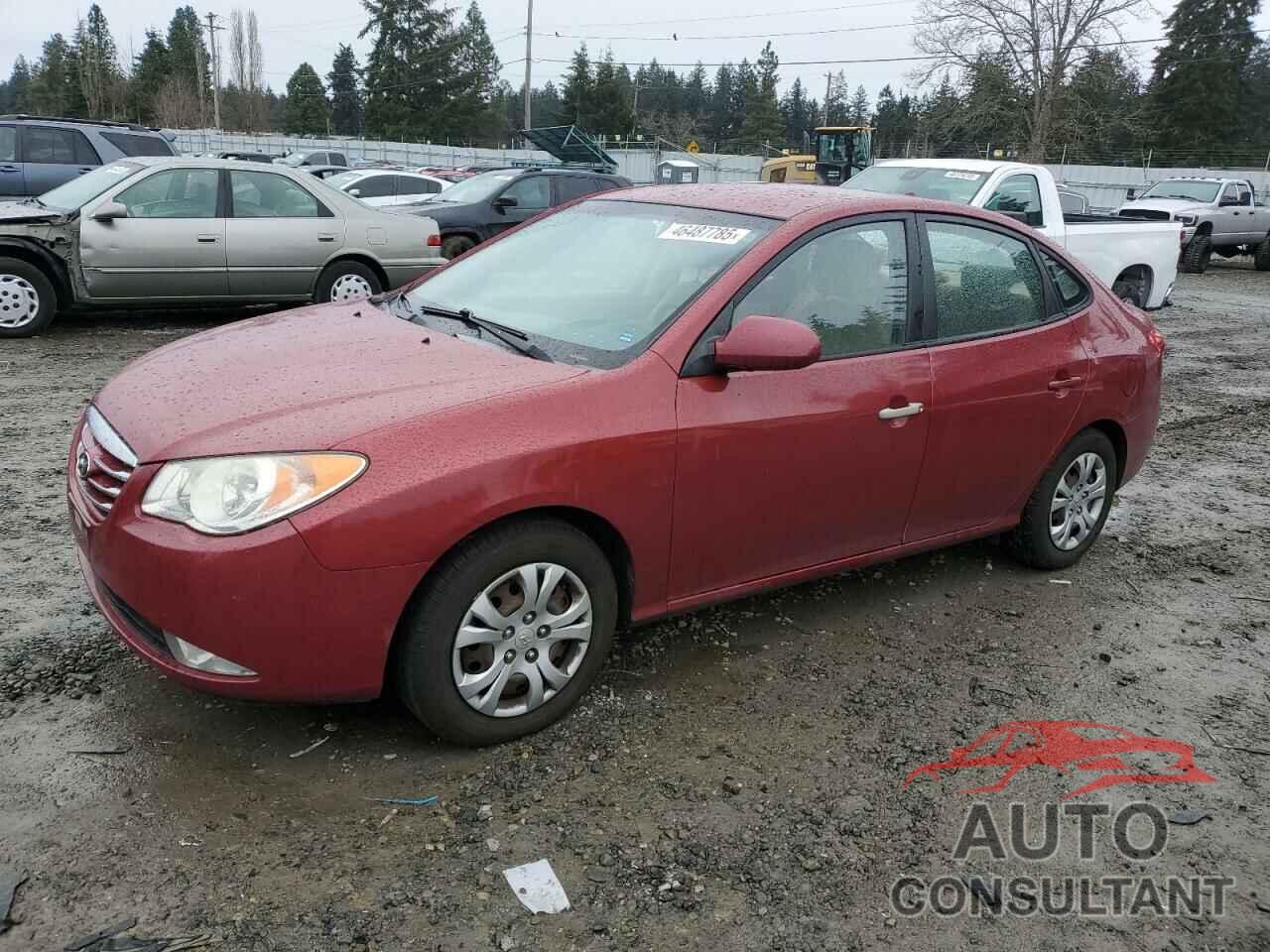 HYUNDAI ELANTRA 2010 - KMHDU4AD1AU182117