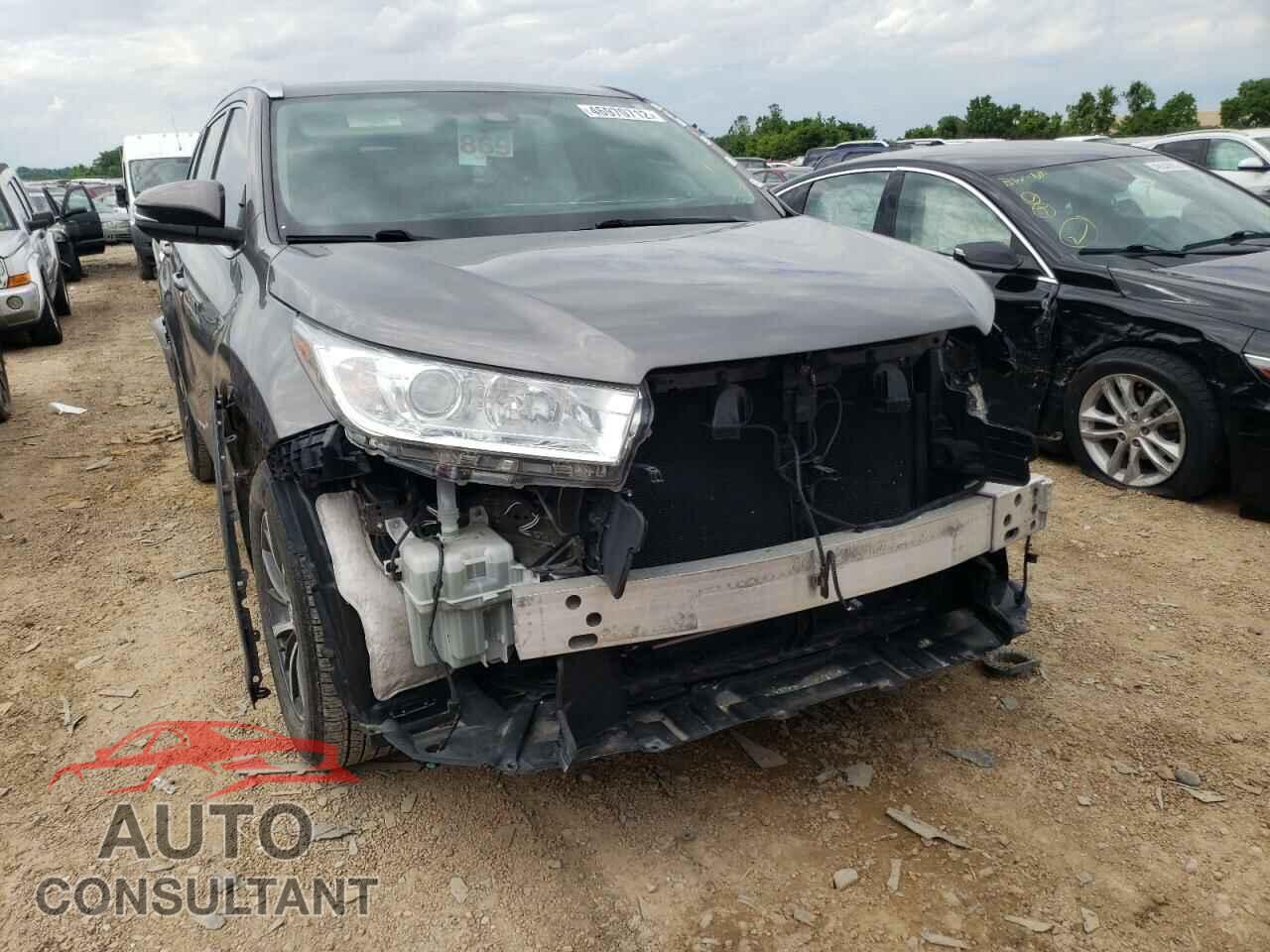 TOYOTA HIGHLANDER 2017 - 5TDJZRFH8HS401302