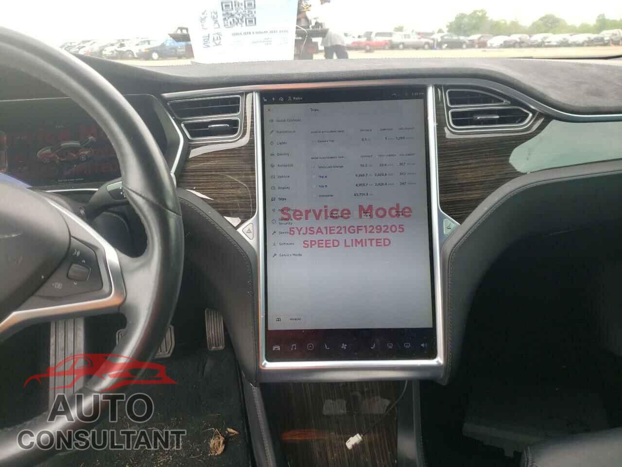TESLA MODEL S 2016 - 5YJSA1E21GF129205