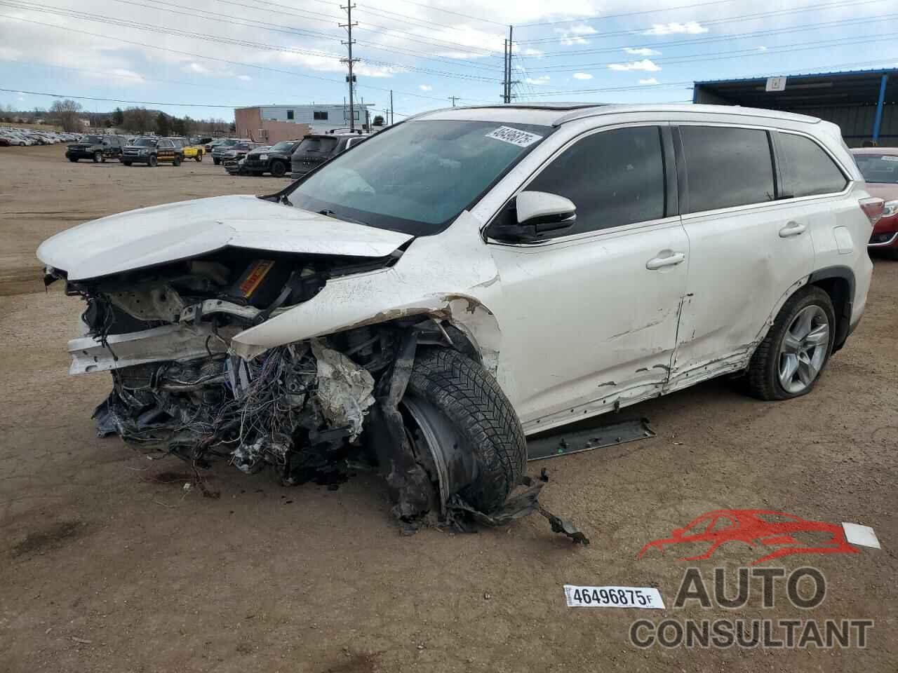 TOYOTA HIGHLANDER 2016 - 5TDDKRFH6GS231134