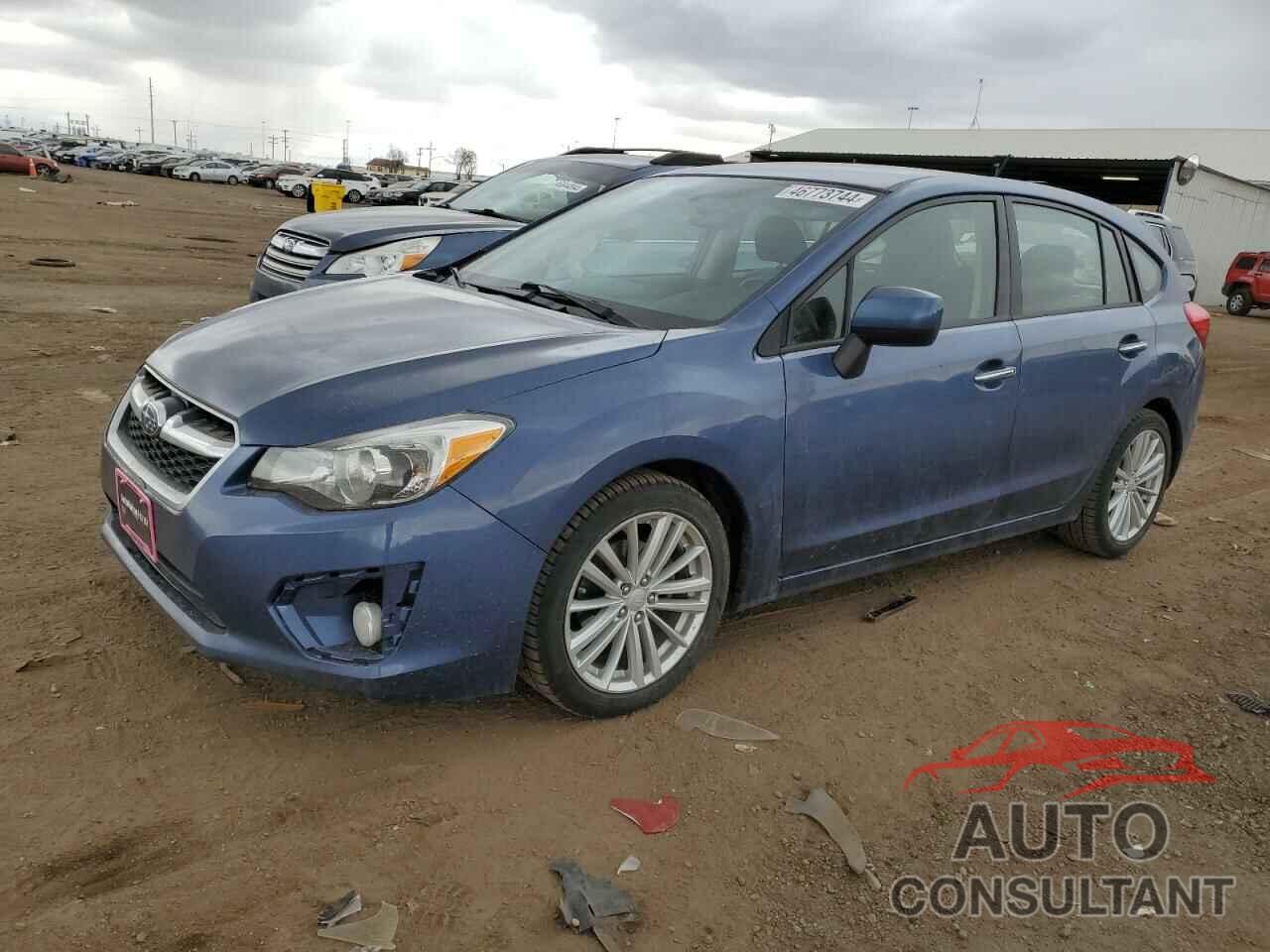 SUBARU IMPREZA 2012 - JF1GPAG60CH216985