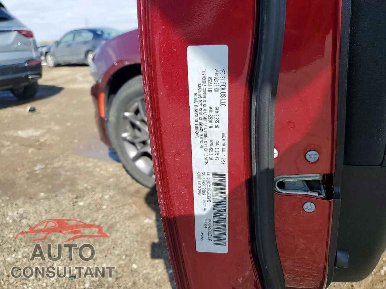 DODGE CHARGER 2018 - 2C3CDXJG2JH338006