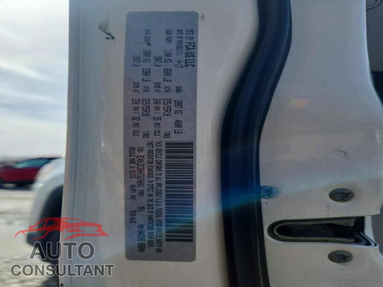 JEEP COMPASS 2017 - 3C4NJDCB0HT624841