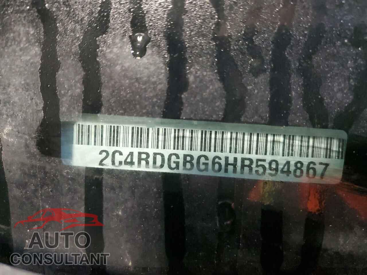 DODGE CARAVAN 2017 - 2C4RDGBG6HR594867