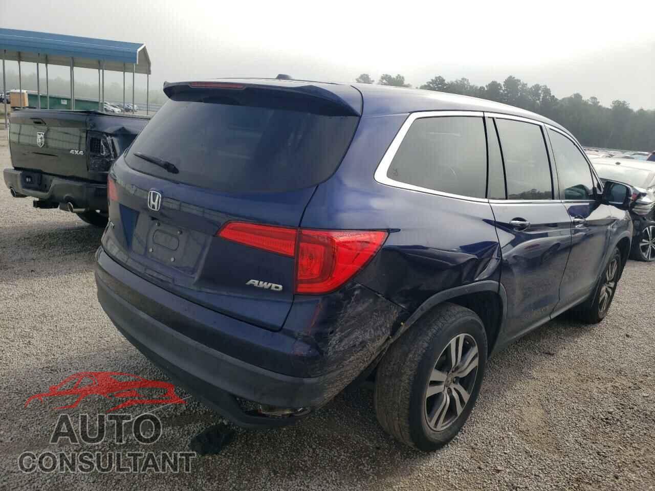 HONDA PILOT 2017 - 5FNYF6H80HB049663
