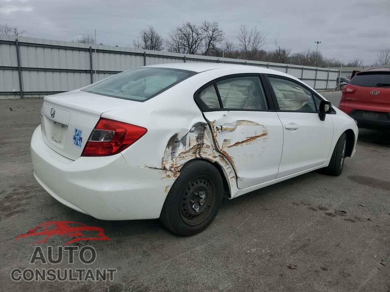 HONDA CIVIC 2012 - 19XFB2F58CE312940