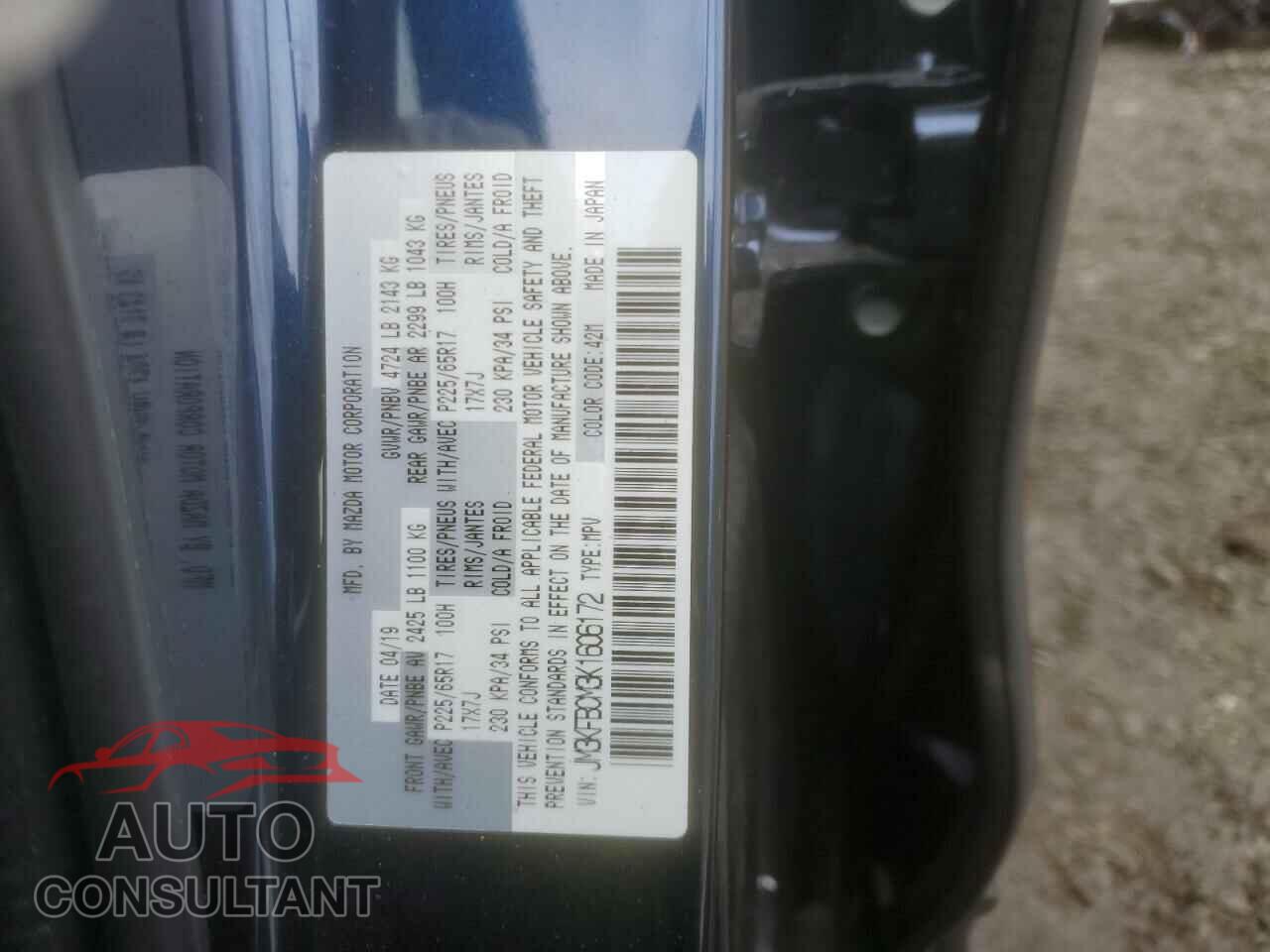 MAZDA CX-5 2019 - JM3KFBCM3K1606172