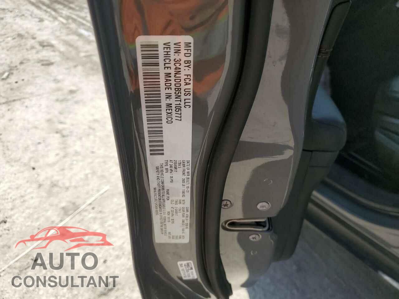 JEEP COMPASS 2022 - 3C4NJDDB5NT105777