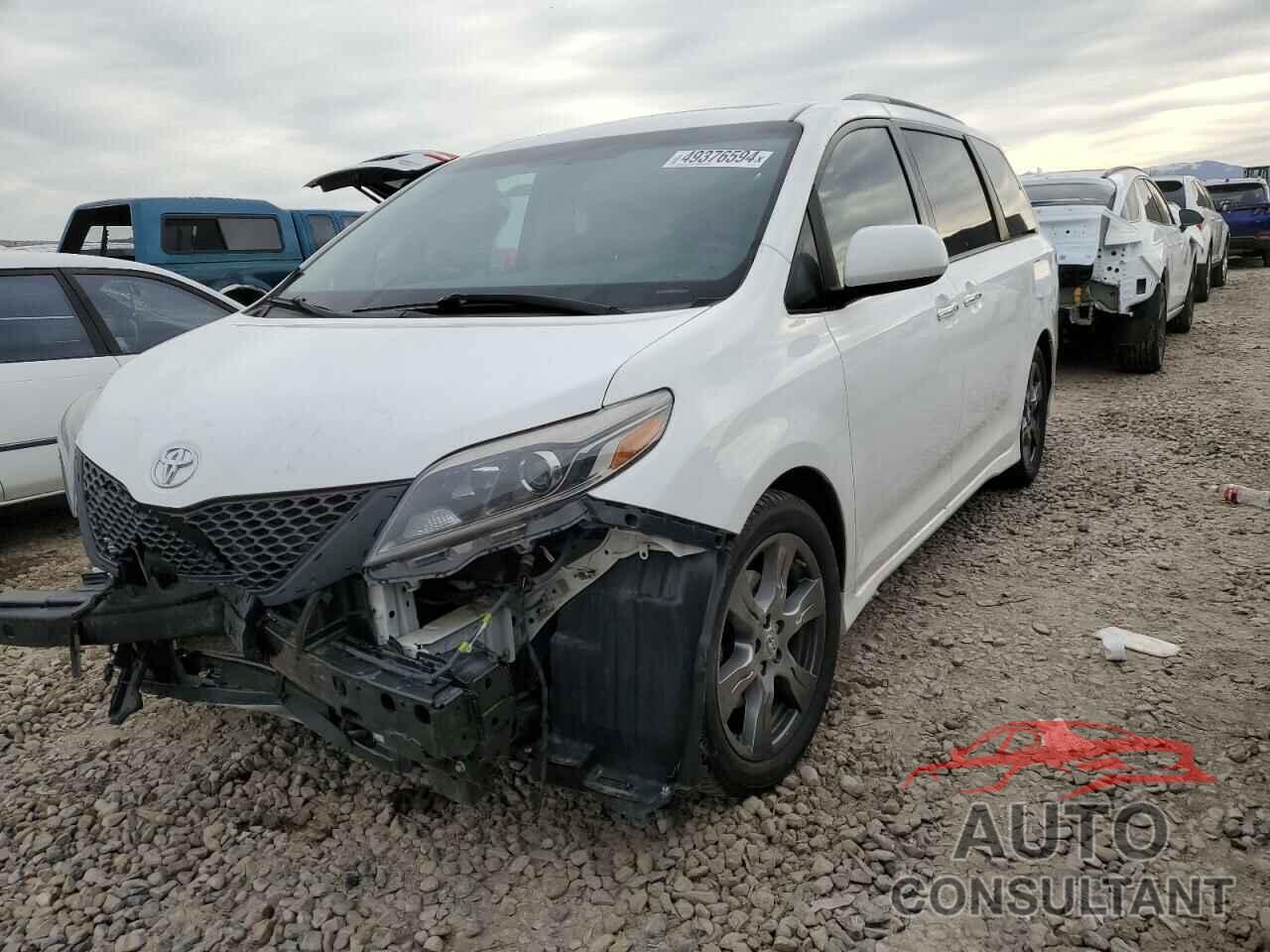 TOYOTA SIENNA 2017 - 5TDXZ3DC3HS833925