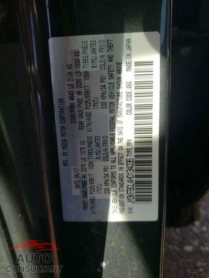 MAZDA CX-5 2017 - JM3KFBCL4H0134036