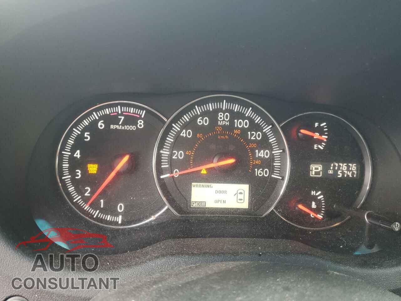 NISSAN MAXIMA 2012 - 1N4AA5AP2CC809535