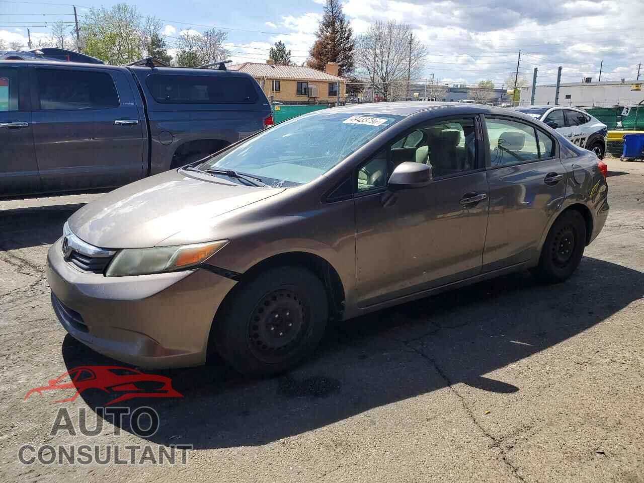 HONDA CIVIC 2012 - 19XFB2F57CE316848