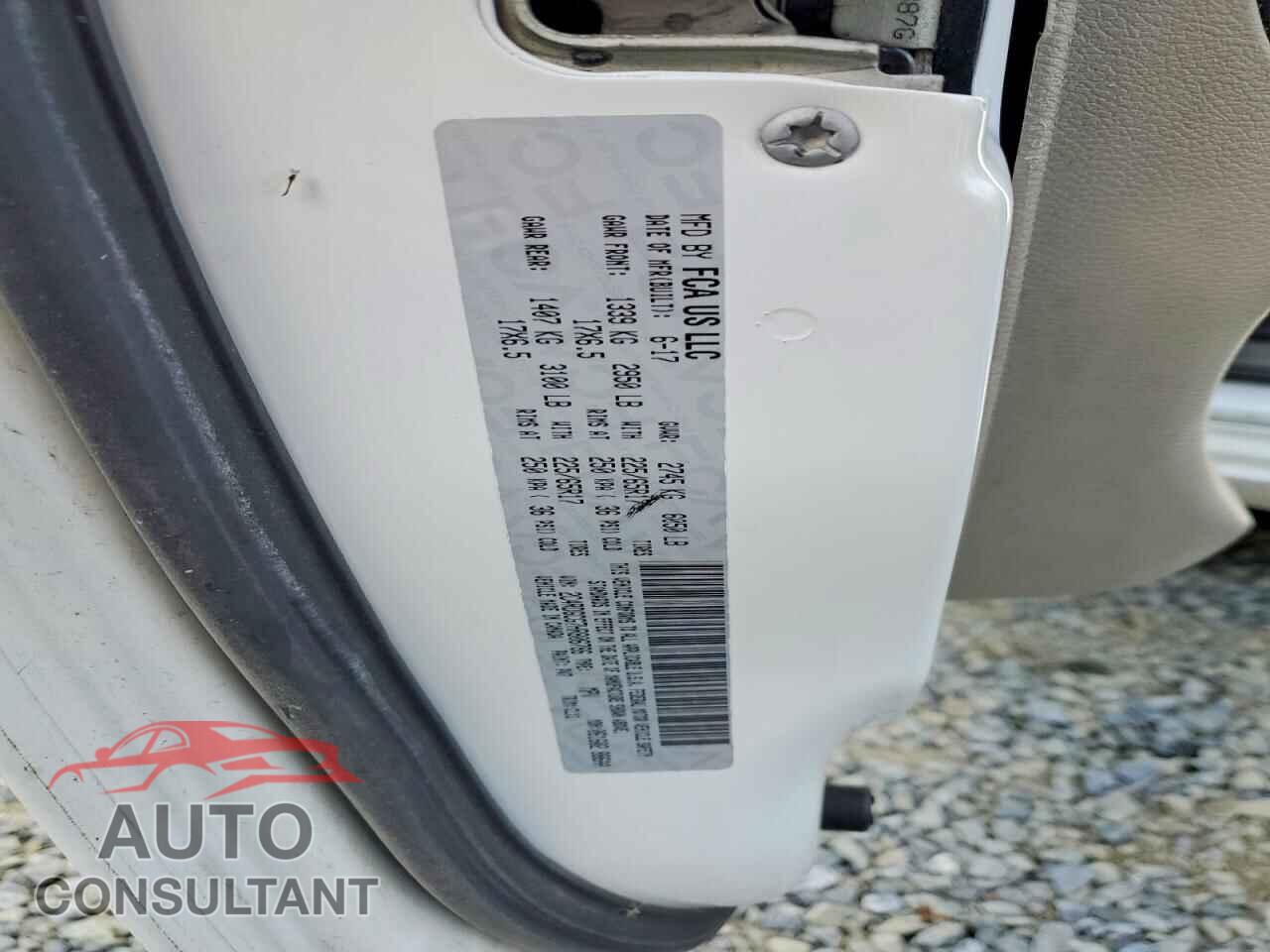 DODGE CARAVAN 2017 - 2C4RDGCG7HR806786
