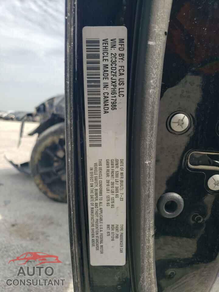 DODGE CHALLENGER 2023 - 2C3CDZFJXPH617986