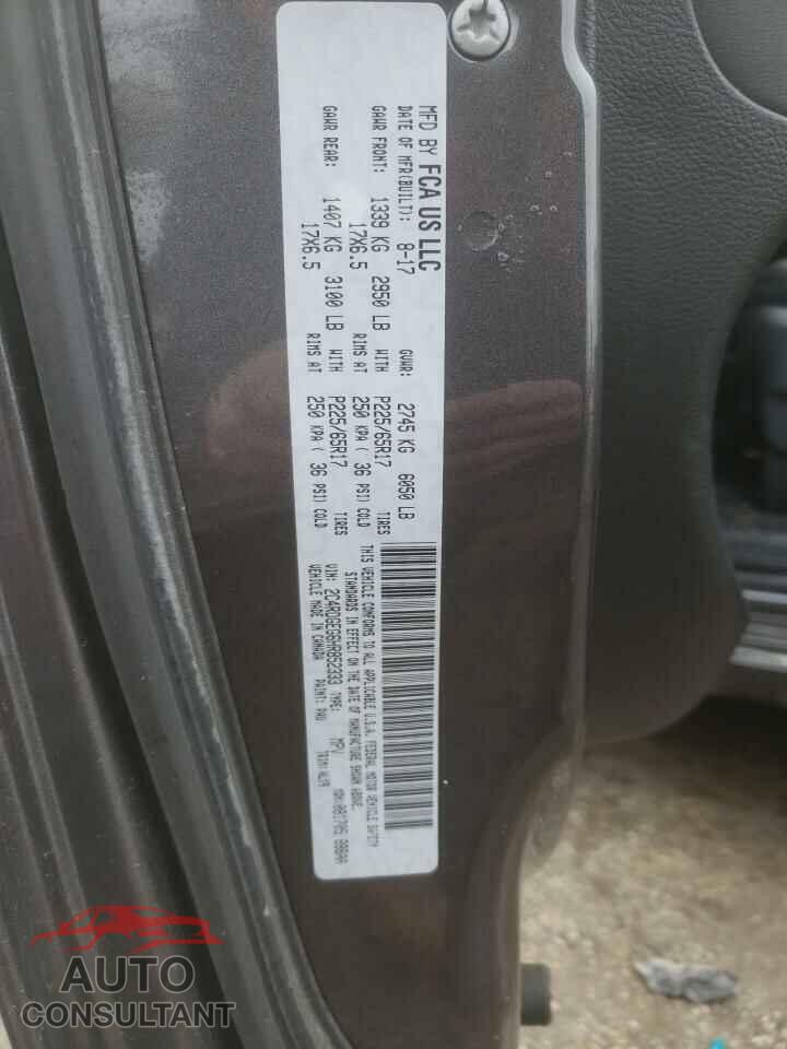 DODGE CARAVAN 2017 - 2C4RDGEG6HR852333