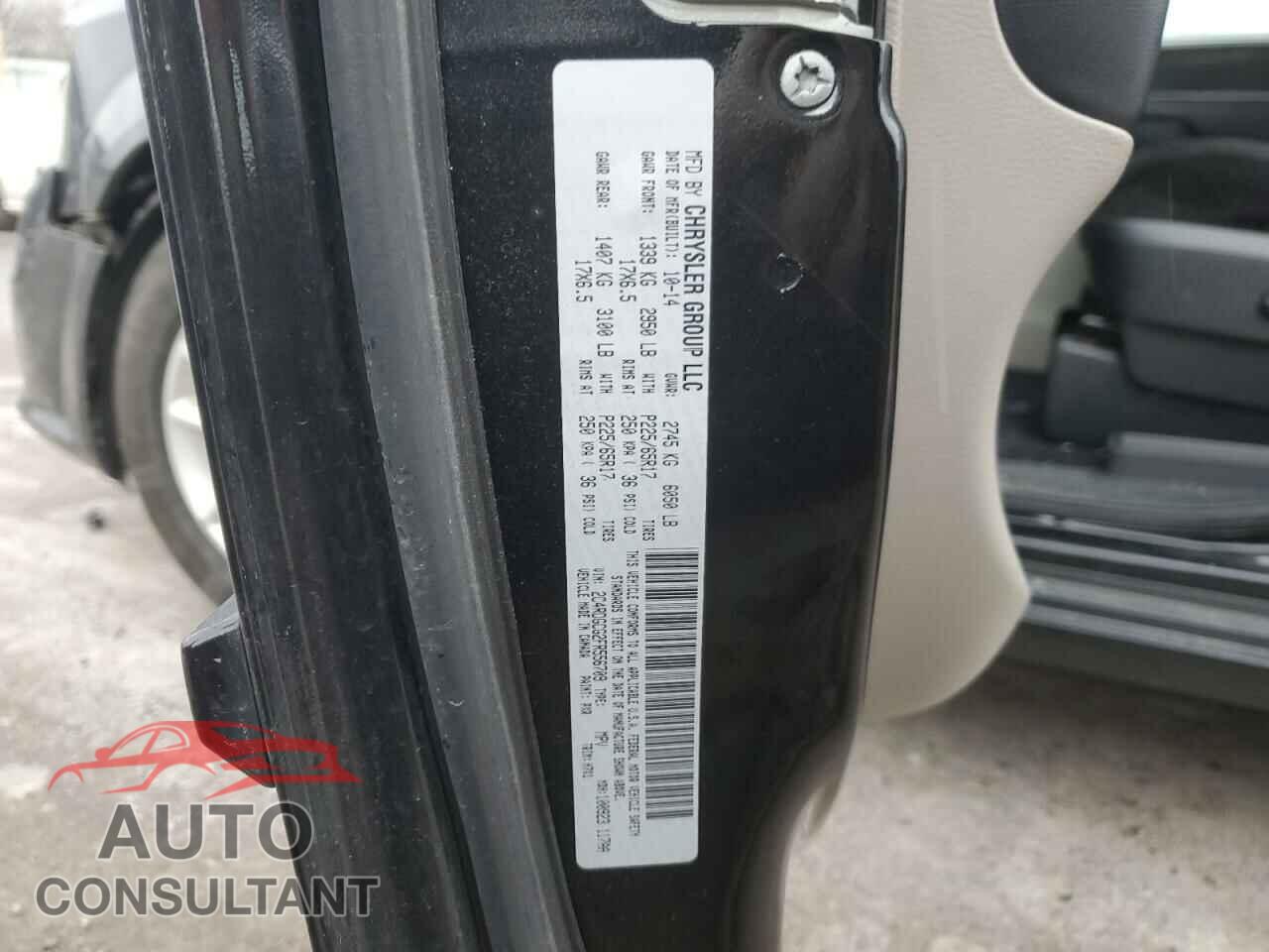 DODGE CARAVAN 2015 - 2C4RDGCG2FR556709