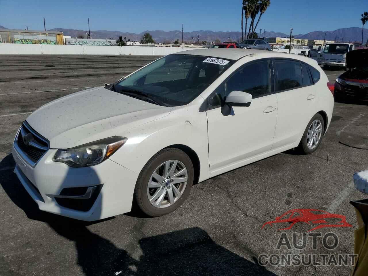 SUBARU IMPREZA 2015 - JF1GPAC68F8330582