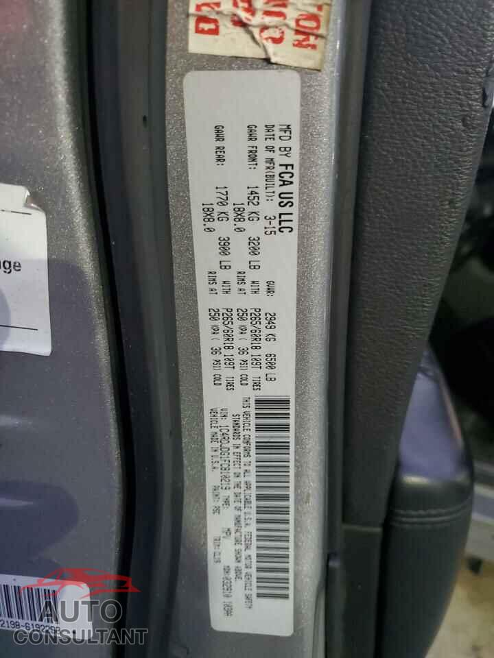 DODGE DURANGO 2015 - 1C4RDJDG1FC810219