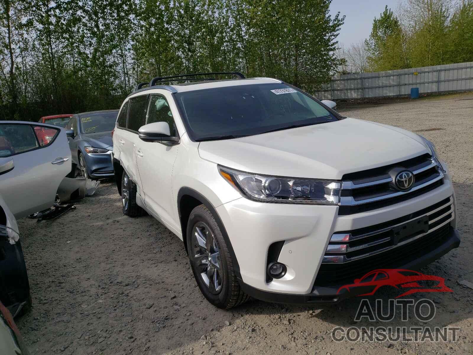 TOYOTA HIGHLANDER 2019 - 5TDDZRFH1KS925010