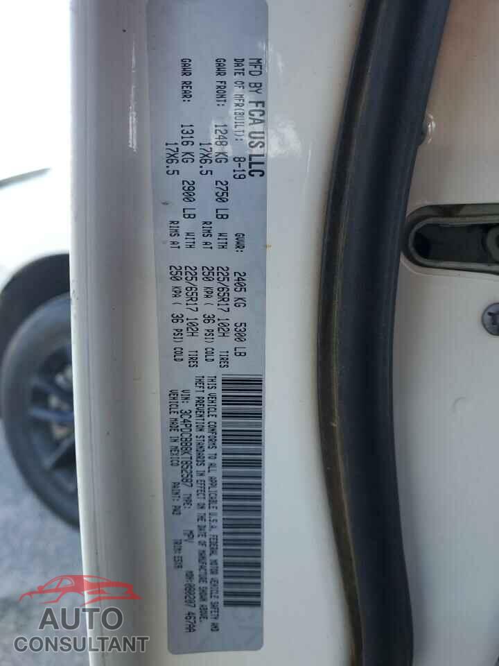 DODGE JOURNEY 2019 - 3C4PDCBB8KT852587