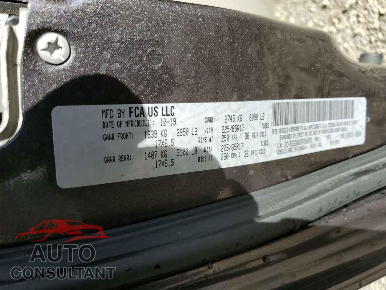 DODGE CARAVAN 2019 - 2C4RDGBGXKR794075
