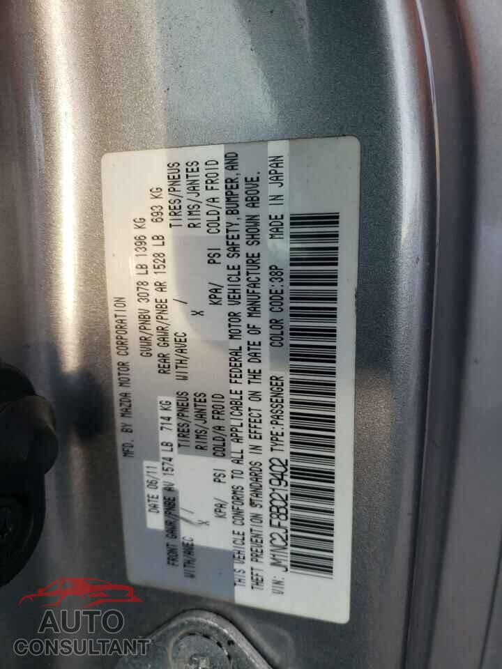 MAZDA MX5 2011 - JM1NC2JF8B0219402