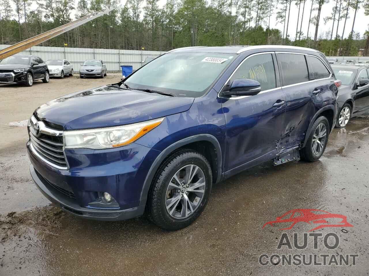 TOYOTA HIGHLANDER 2016 - 5TDKKRFH3GS157713