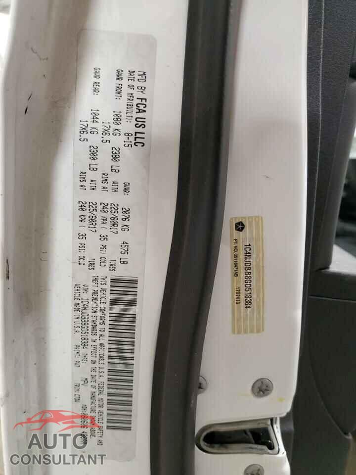 JEEP COMPASS 2016 - 1C4NJDBB8GD518384