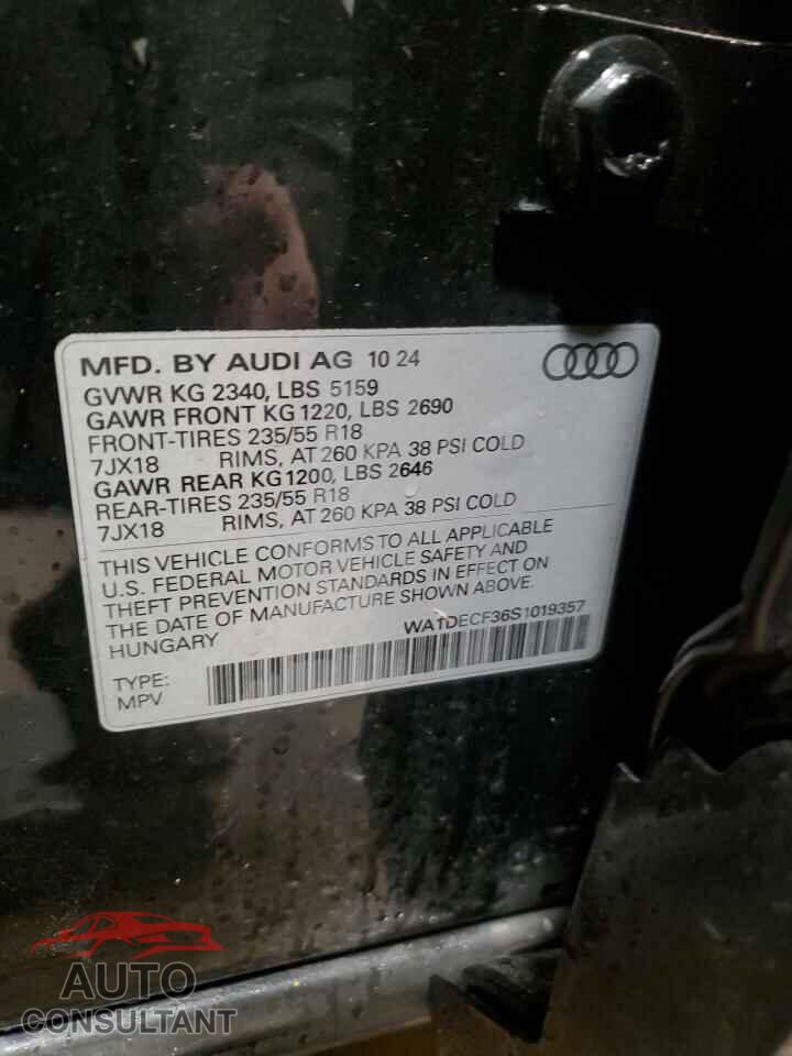 AUDI Q3 2025 - WA1DECF36S1019357
