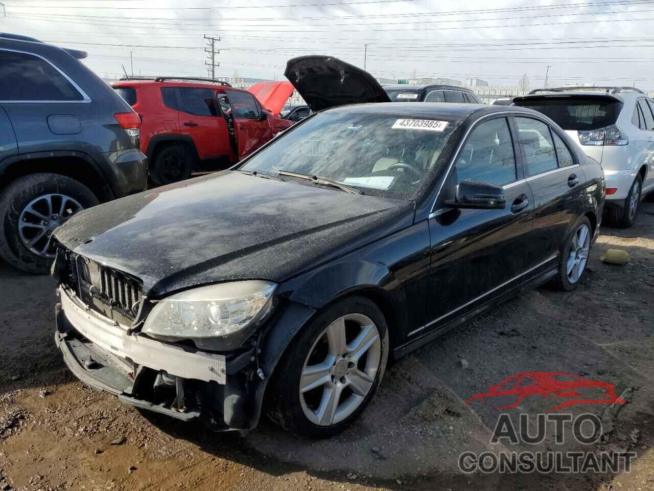 MERCEDES-BENZ C-CLASS 2010 - WDDGF8BB5AF443310