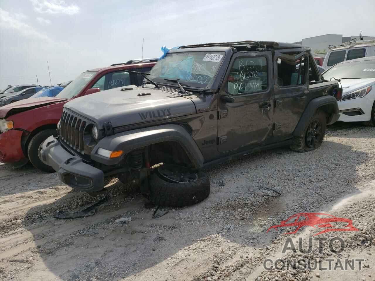 JEEP WRANGLER 2022 - 1C4HJXDM6NW187867