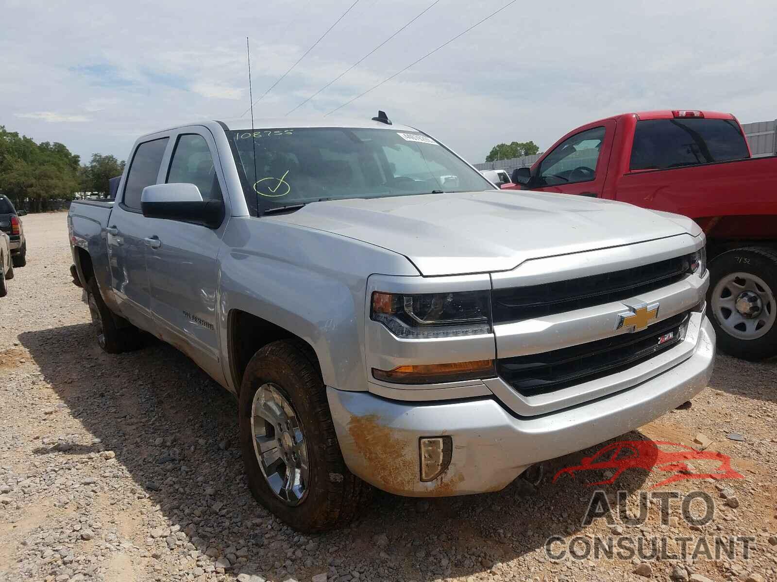 CHEVROLET SILVERADO 2018 - 3GCUKRECXJG108755