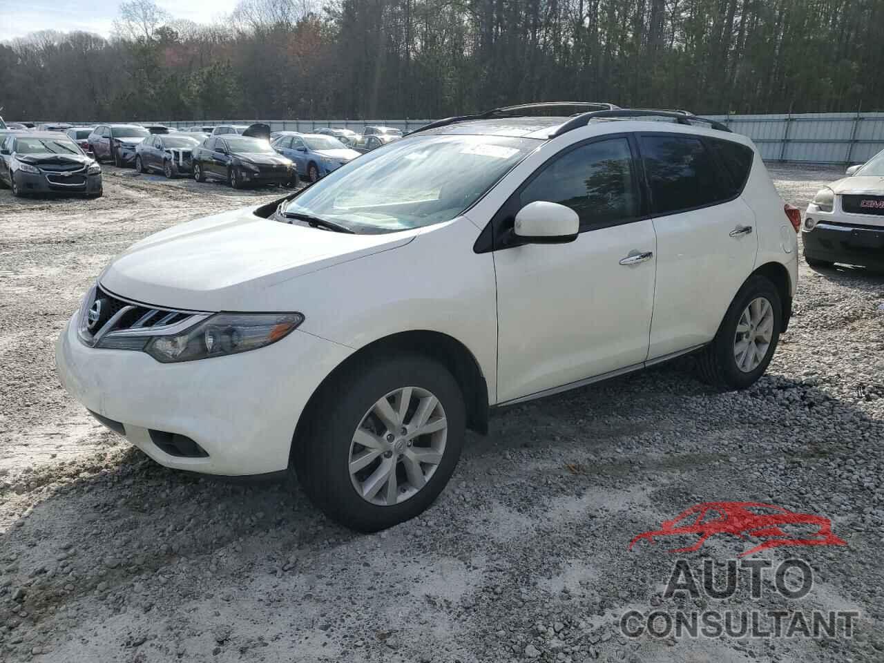 NISSAN MURANO 2012 - JN8AZ1MUXCW118950
