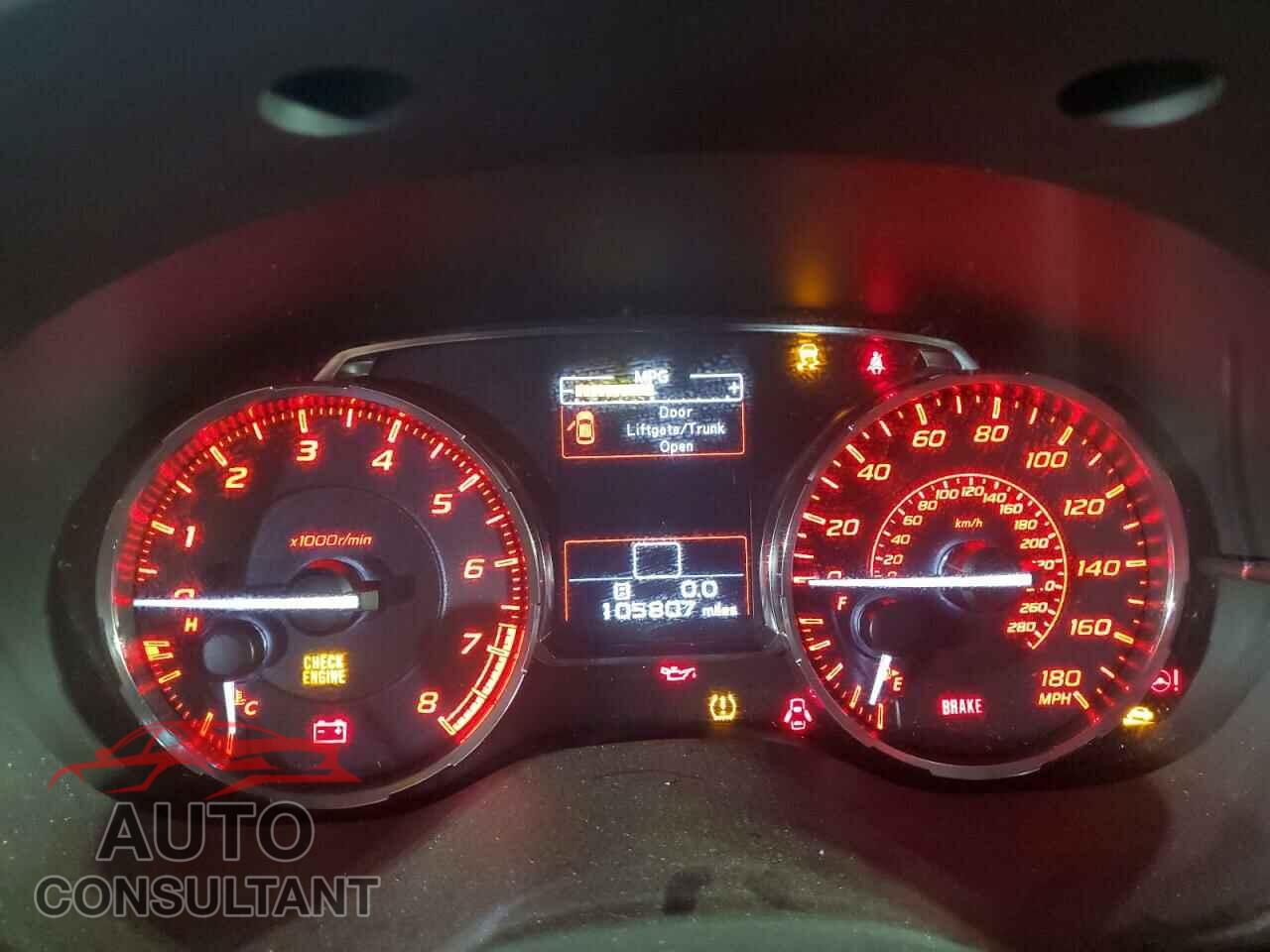 SUBARU WRX 2017 - JF1VA1E62H9825542