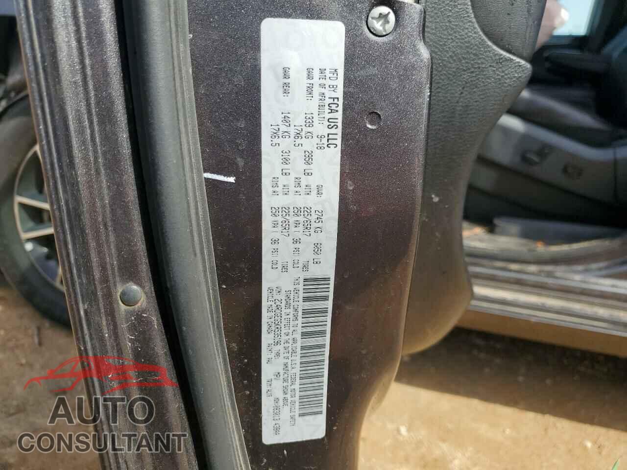 DODGE CARAVAN 2019 - 2C4RDGEG5KR535196