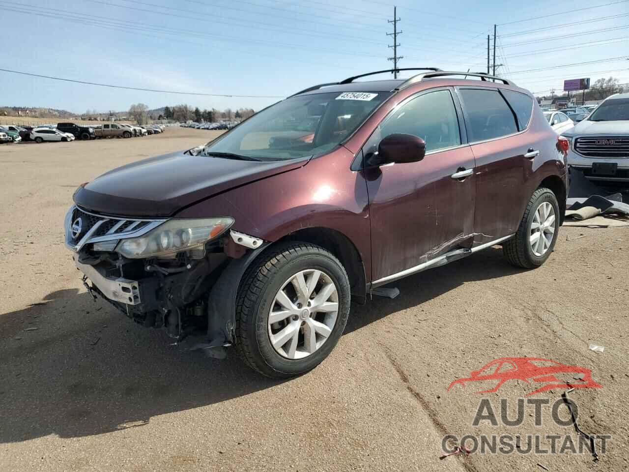 NISSAN MURANO 2013 - JN8AZ1MW4DW314305