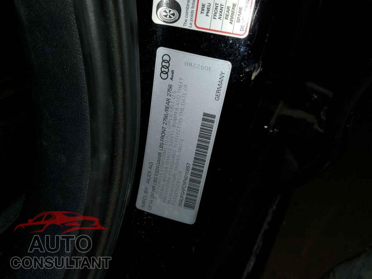 AUDI A6 2015 - WAUFGAFC5FN010657