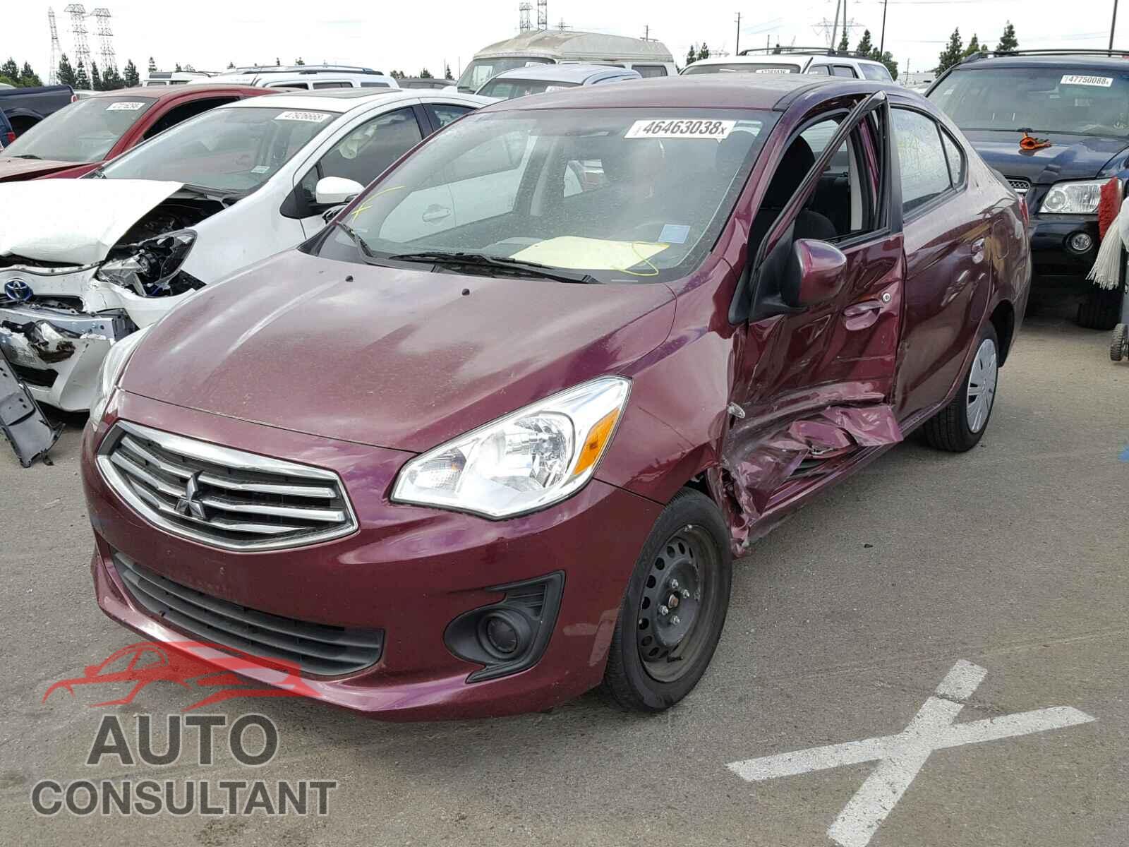 MITSUBISHI MIRAGE 2017 - ML32F3FJ7HHF09286