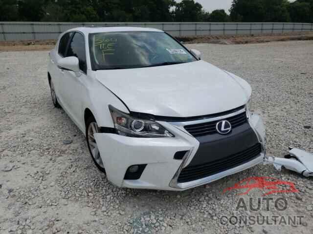LEXUS CT 200 2016 - JTHKD5BH6G2258050