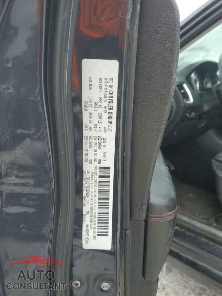 DODGE DURANGO 2013 - 1C4SDJCTXDC696394